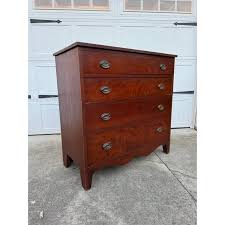 19th Century Antique Cherry Hepplewhite Chest | Chairish
