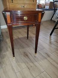 Baker Drop Leaf Federal Style Pembroke Table with Front Drawer, Mid Century | eBay