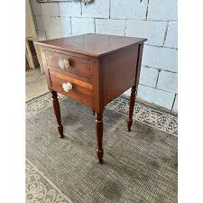 19th Century Antique Sheraton Style Mahogany Side Table ...