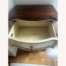 The Place Dark Brown Wood Nightstands - AptDeco