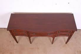 Baker Furniture Hepplewhite Mahogany and Inlaid Satinwood Sideboard, Refinished | eBay