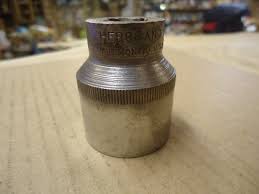 Vintage Herbrand 1/2" drive 12 Point shallow socket 1-1/16 ...