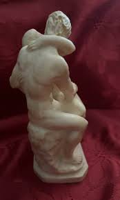 Vtg Mid Century Alabaster A. Santini Alabaster The Kiss ...