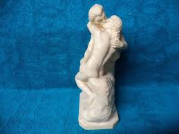 THE KISS Vintage Amilcare A. Santini Sculpture Couple ...