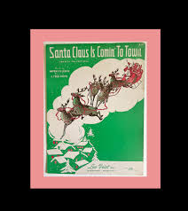 Santa Claus is Comin' to Town. Vintage Sheet Music 1934 - Etsy