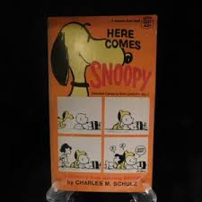 Vintage Paperback Book "here Comes Snoopy" Selected Cartoons From "snoopy Vol. L" by Charles Schulz 1967 Fawcett Crest - Unique Gift - Etsy
