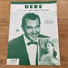 Vintage Sheet Music - Here - 1954 Dorcas Cochran & Harold ...