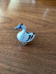Small Metal Duck Figurine - Etsy