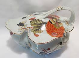 Celadon Vintage Japan Import Leaf Shaped Covered Dish/Bowl ...