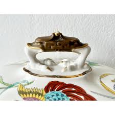 1874 Royal Worchester Porcelain Tureen With Elephant and ...