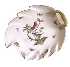 Vintage Herend 1930 Old Mark Rothschild Bird 8" Handled ...