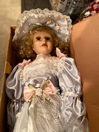 Large 36" Ashley Belle porcelain doll - Victorian - Long ...