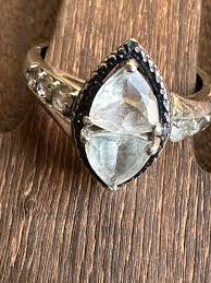 925 STS ring Clear Quartz And Marcasite Chuck Clemency Size ...