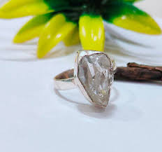 Herkimer handmade Designer thumb band ring Silver jewelry ...