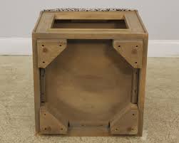 Pair Mid Century Modern Upholstered Stools | Chairish