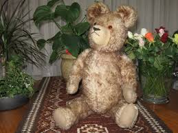 Antique Old Hermann Germany Bear 22 Inch Brown Mohair | eBay