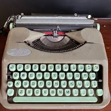 Hermes Rocket 1960's Mint Green Typewriter - Etsy