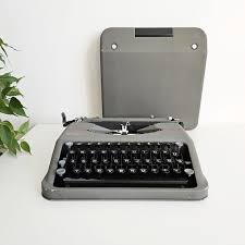 Vintage Hermes Baby Portable Manual Typewriter, 1950s With ...