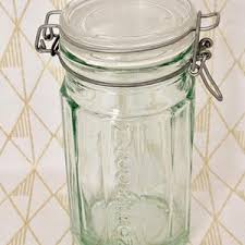 Vintage Hermetic Maccheroni Airtight 8” Jar Heavy Glass Bubbles - Etsy