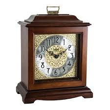 Hermle Austen Quartz Mantel Clock in Cherry | Premier Clocks