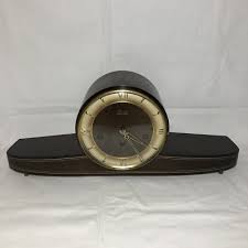 Hermle Mantel Clock Midcentury Working | eBay