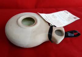 Biblical Classic Jerusalem Roman Oil lamp Clay Pottery ...