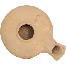 First Century Oil Lamp - Ancient Herodian Type Clay Made in ...