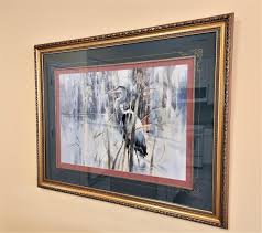 Lot #26 Listed Artist Brent Heighton Print "Keeper of the Pond" - Framed | EstateSales.org