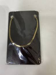 New Gold Tone Herringbone Bracelet 7 1/2" long Jewelry Made in Korea Sealed Pkg | eBay