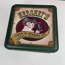 Hershey's Milk Chocolate Metal Tin Box Collectible Vintage ...