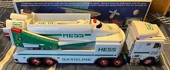 Vintage 1999 Hess Toy Truck & Space Shuttle w/ Satellite Set Box Included | eBay