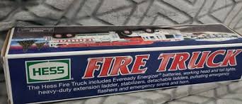 Hess 2000 Fire Truck With Extension Ladder In Original Box ...