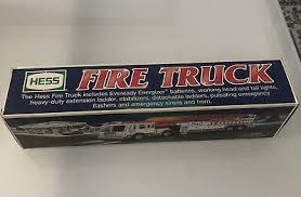 2000 Hess Fire Truck - Collectors Toy - New In Box | eBay