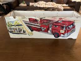 Hess 1970 Fire Truck With Original Box ( Top Of Box Missing) | eBay