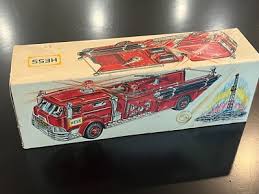 Vintage Marx 1970 HESS Fire Engine Truck +Original Box POOR CONDITION SOLD AS IS | eBay