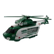 Hess Gasoline Helicopter and Rescue Cruiser 2012 Green White Flasher Lights | eBay