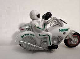 2007 HESS White MOTORCYCLE Loose Rev-and-Go ...