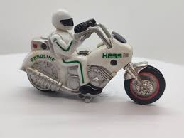 Hess 2007 Motorcycle Vehicle Rev N Go Collectible Toy White ...