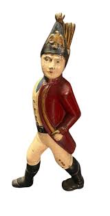 Sold at Auction: PAIR OF ANTIQUE HESSIANS SOLIDERS CAST IRON ...