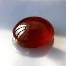 Hessonite Garnet Cabochon 58.75 Carat 24X19 mm Oval Cut ...