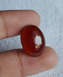 Perfect! Natural Hessonite Garnet, Brownish Red Color Oval ...