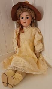 Antique Schoenau Hoffmeister German Doll 19” - Cork Stuffed ...
