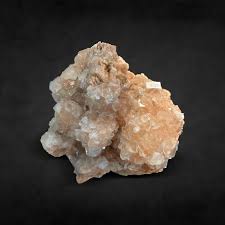 CUBIC APOPHYLLITE ON PINK STILBITE – Crystal Cave