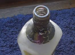 Vintage Embossed H&A Gilley Gin Square Frosted Glass Bottle | eBay