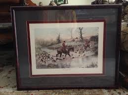 Print of Crossing the Ford by George Wright Framed/Signed ...