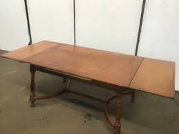 Dining Set - Heywood Wakefield Mid-Century Cherry w/Draw Leaf 5PC (Vintage) - Construction Junction