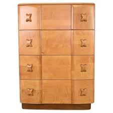 Heywood-Wakefield Rio Highboy Dresser, 1940s, Newly Refinished at 1stDibs | heywood wakefield dresser value, heywood wakefield rio vanity, heywood wakefield rio