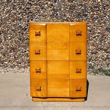 Vintage Mid Century Modern 1940s Heywood Wakefield "rio" 4-drawer Tallboy Dresser | SHIPPING NOT FREE | Bedroom Furniture Chest of Drawers - Etsy