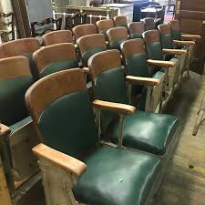 Antique Theatre Seats - Come in rows of 2, 3 or 4 seats – Reclaimed Fort Wayne