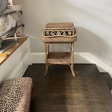 Antique Victorian Wicker Sewing Stand Basket Table | eBay